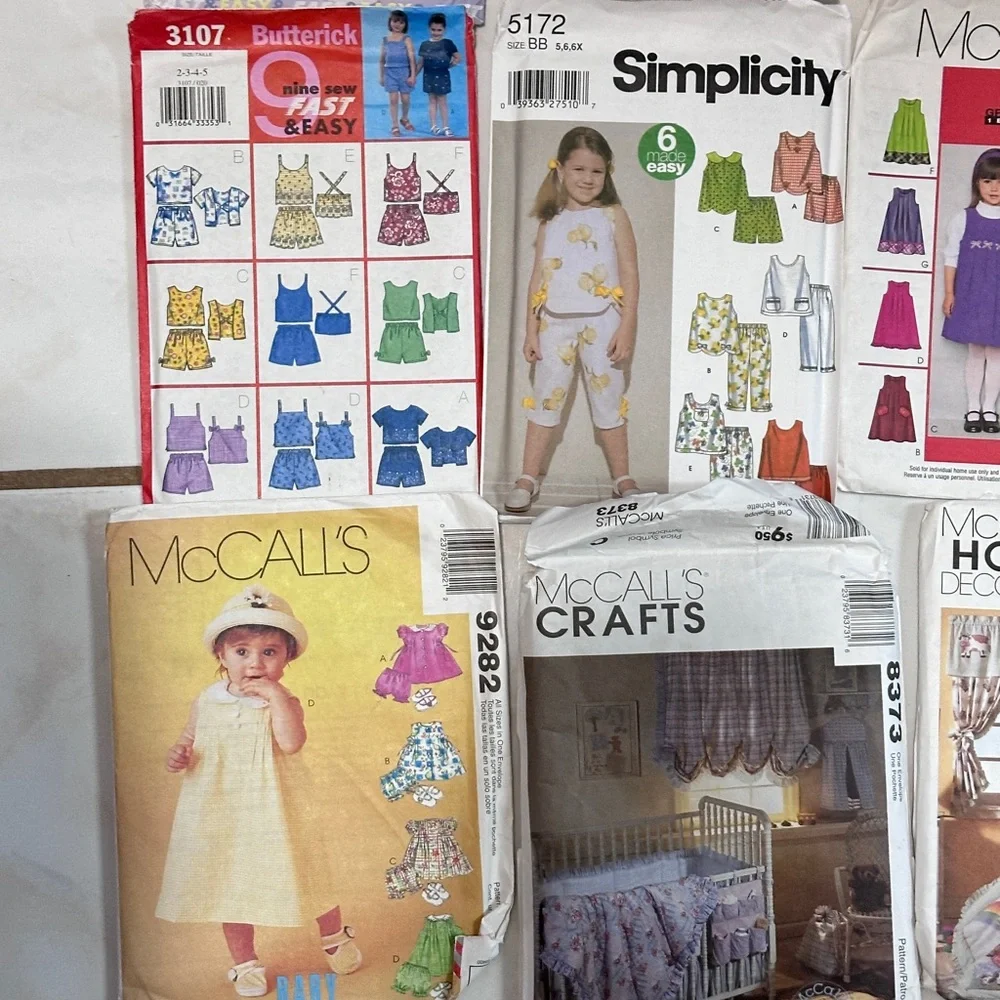 Vintage Sewing Pattern Collection bundle 12 patterns - Picture 4 of 5